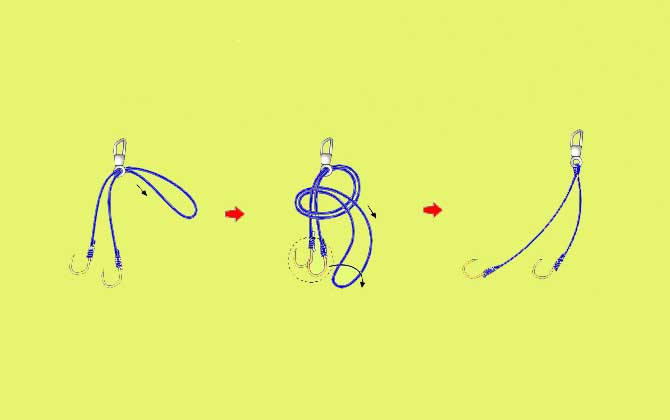 鱼钩线怎么绑在主线上？-第6张图片